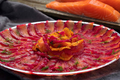 Beet Gravlax Platter